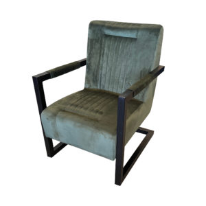 Fauteuil Liam Velvet groen